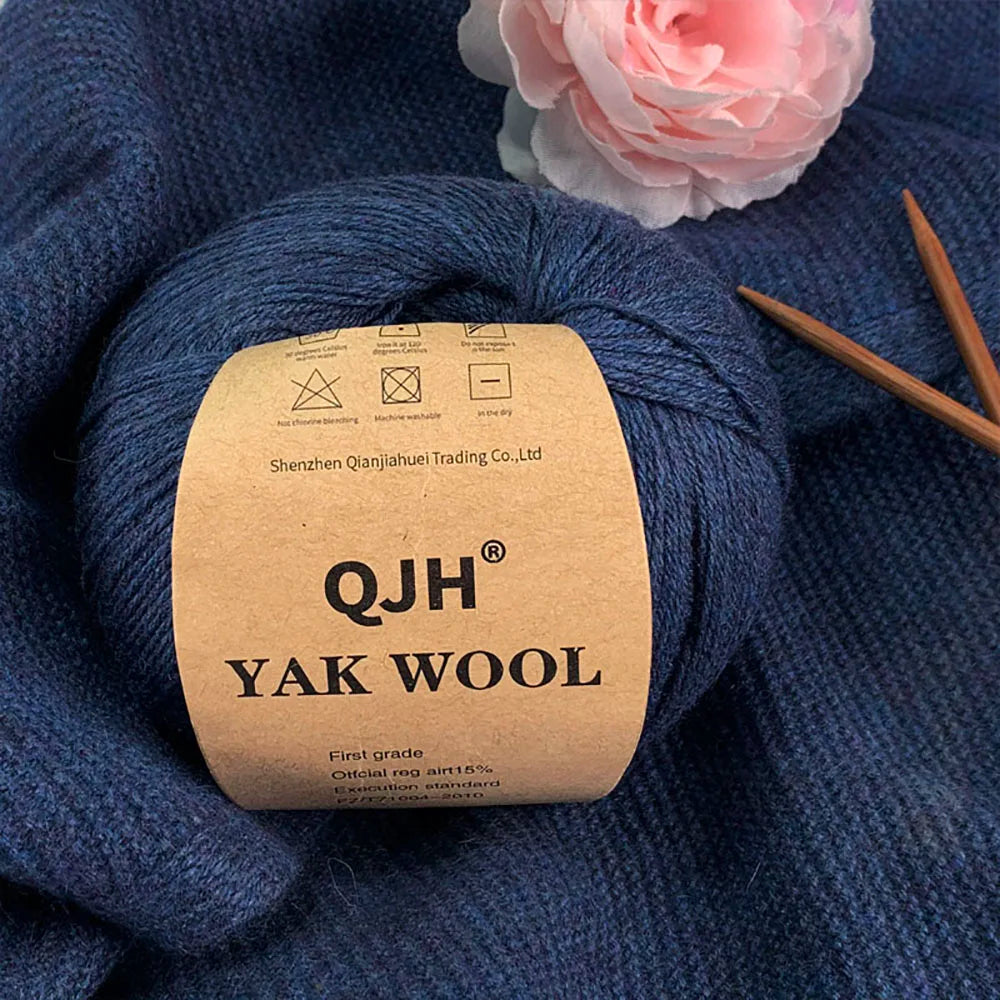 300gram Natural Mongolian 100% Yak Wool Down Organic Mongolian Premium Yak Wool Yarn DIY Handmand Undyed Natural Colour Yarn