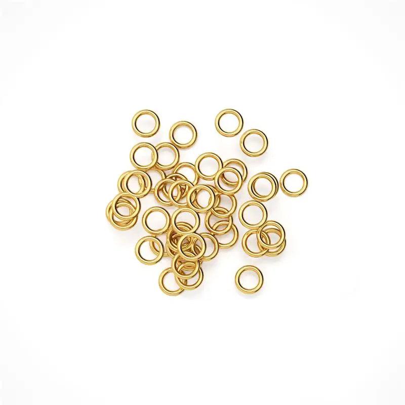 50-100Pcs Stainless Steel Open Jump Rings For Jewelry Making Split Rings Single Loop Accessories DIY Jewelry Findings Supplies