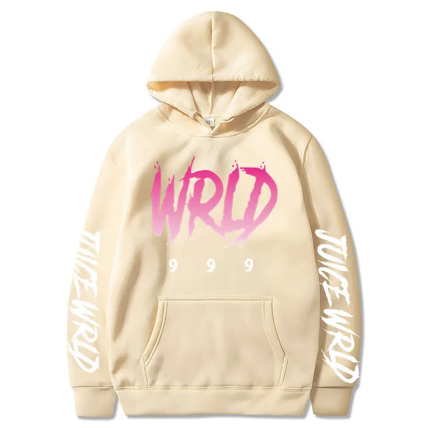 Rapper Juice Wrld 999 Letter Printed Hoodie Y2k Women's Casual Fashion Sportswear Autumn/Winter Hoodie Men's Women's Clothing