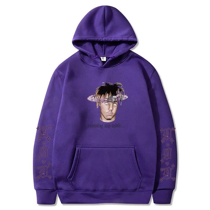 Rapper Juice Wrld 999 Letter Printed Hoodie Y2k Women's Casual Fashion Sportswear Autumn/Winter Hoodie Men's Women's Clothing