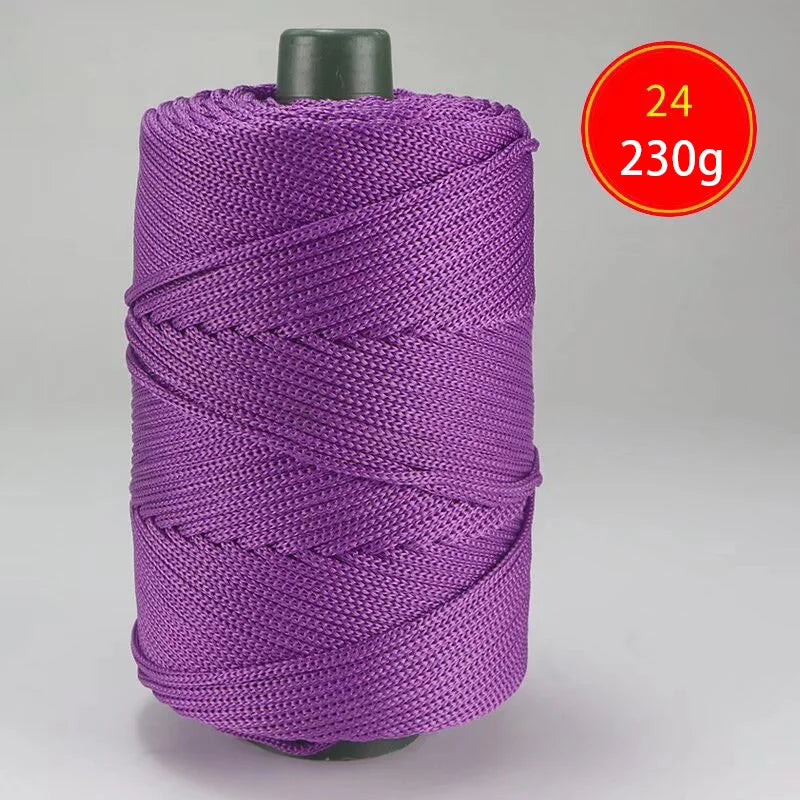 Lightweight Ice Silk Thread 225g Handcrafted Yarn for Summer Hats Storage Baskets and Seat Cushions
