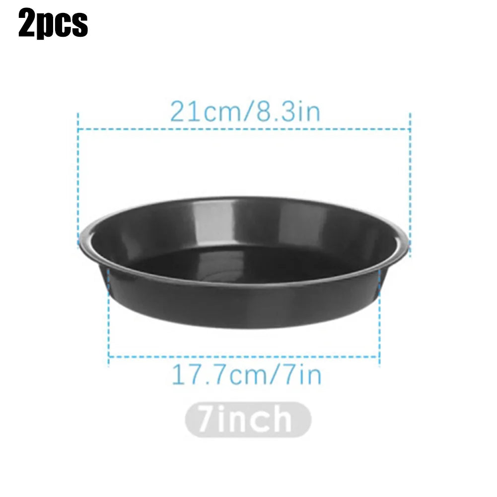 2pcs 4/6/7/8/10 Inch Plant Trays PP Round Succulent Plant Flower Pot Saucer Plant Trays Indoor Outdoor Garden Supplies Decor