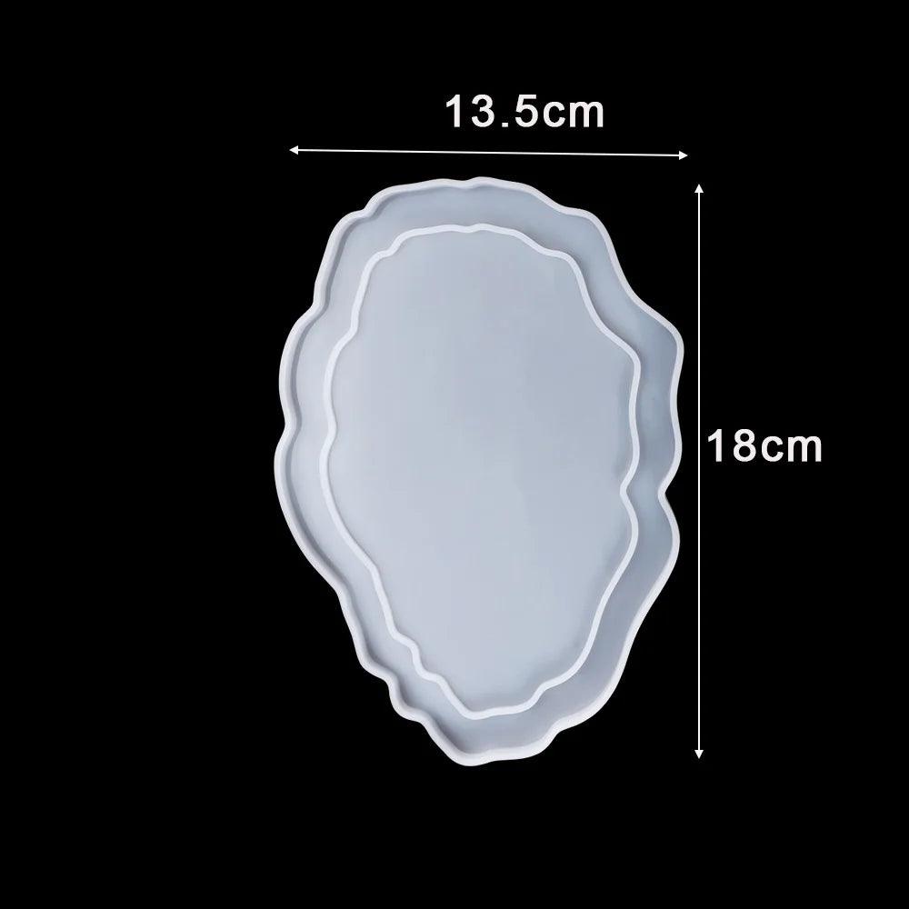 Rectangle Photo Frame Silicone Mold Oval Shape Ornaments Epoxy Resin Mould for DIY Epoxy Resin Mold Crafts Table Home Decoration