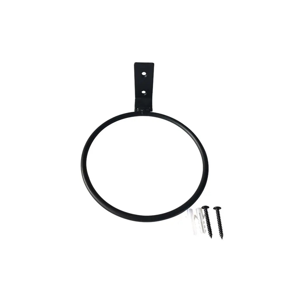 Wall Mounting Flower Pot Holder Ring Planter Pot Stand Planters Rack for Outdoors Decor Railing Office