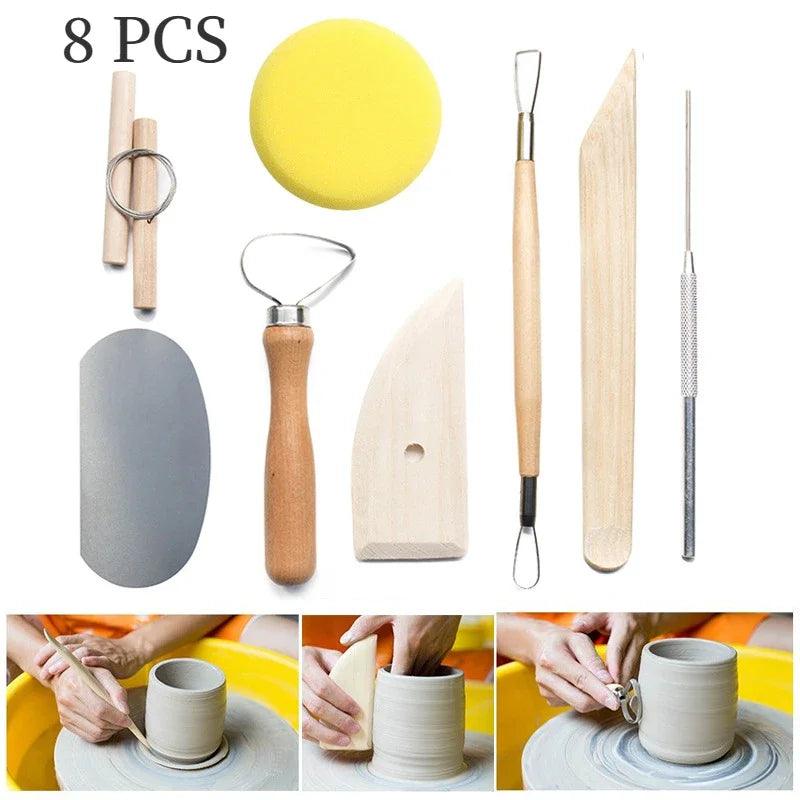 DIY Modeling Clay Tools Ceramic and Pottery Tools Polymer Clay Cutter Complete Tool Kit Sculpting Tools Supplies Art Creation