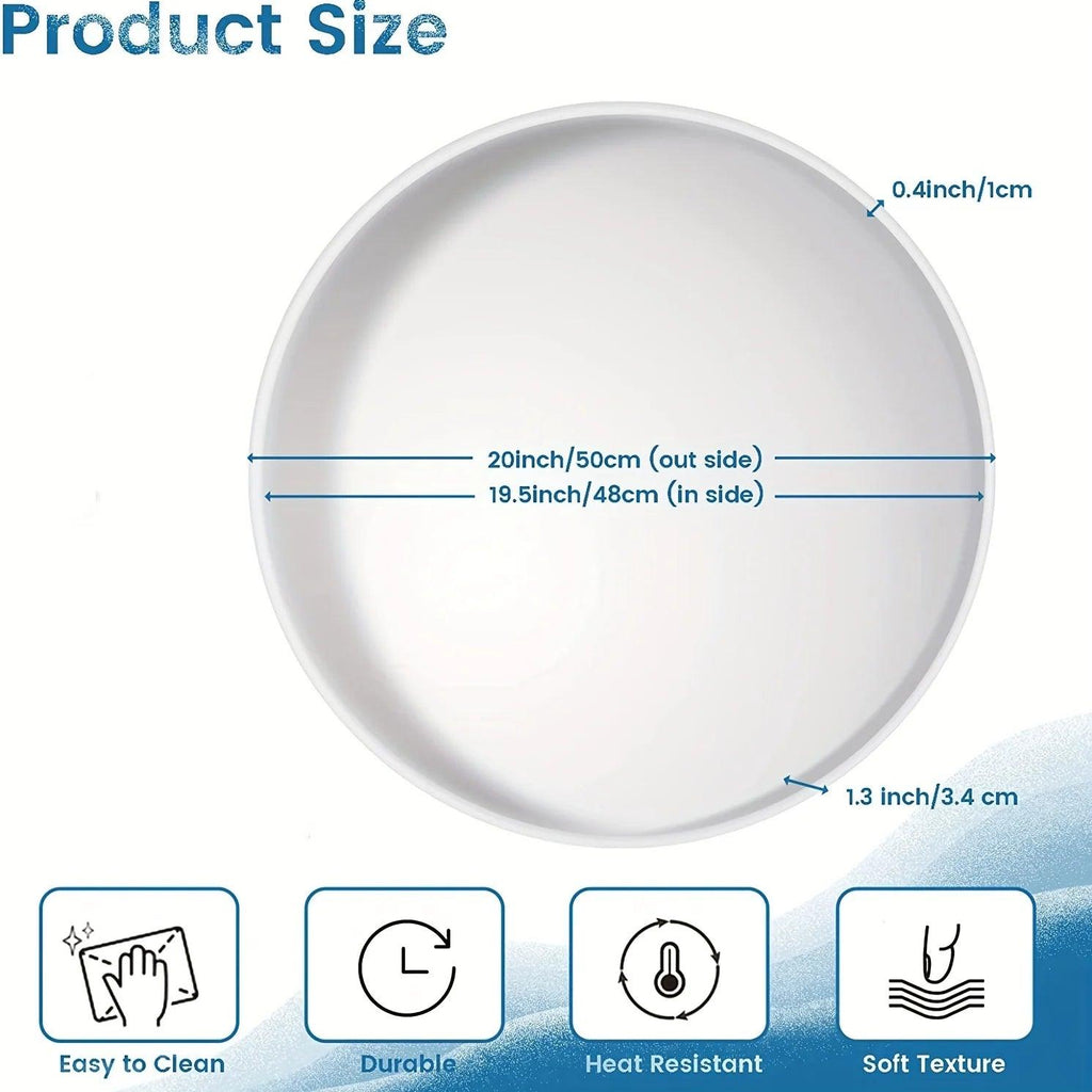 DIY Crystal Epoxy Resin Mold Oval River Resin Table Silicone Mold