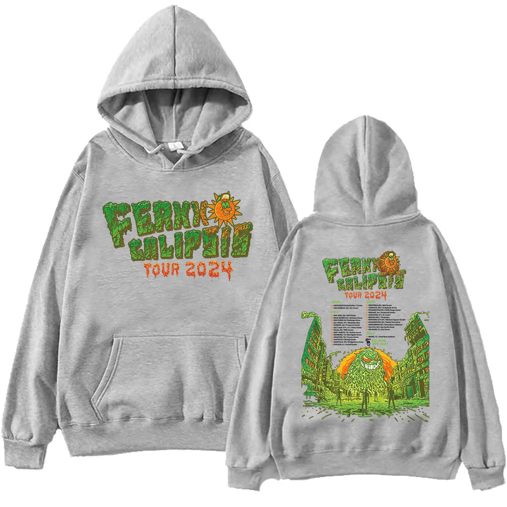 Ferxxocalipsis World Tour 2024 Hoodie Man Woman Feid Ferxxo Long Sleeve Streetwear Harajuku Fans Gift Pullover Tops