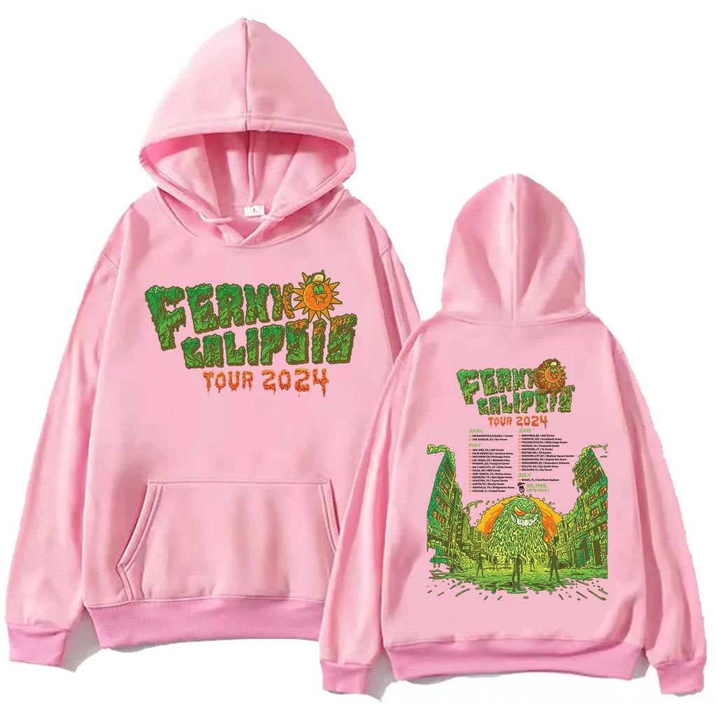 Ferxxocalipsis World Tour 2024 Hoodie Man Woman Feid Ferxxo Long Sleeve Streetwear Harajuku Fans Gift Pullover Tops