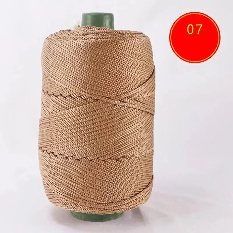 Lightweight Ice Silk Thread 225g Handcrafted Yarn for Summer Hats Storage Baskets and Seat Cushions