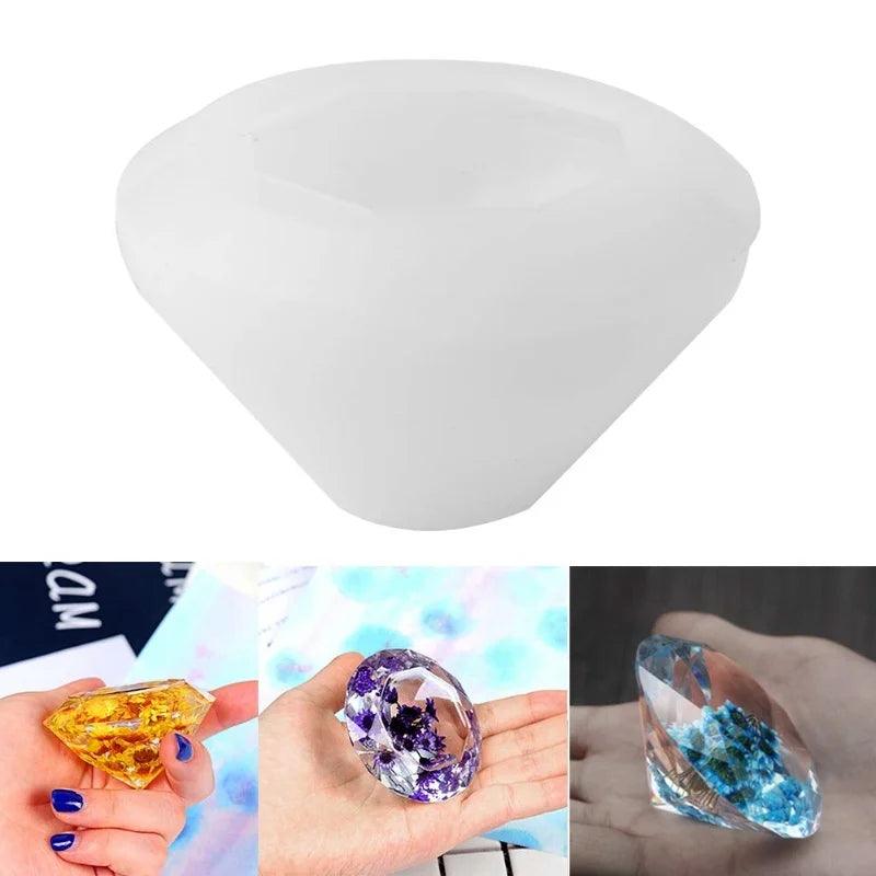 Ocean Diamond Pendant Silicone Mold DIY Handmade Jewelry Specimen Decorative Ornament Resin Mold Craft Accessories Casting Tools