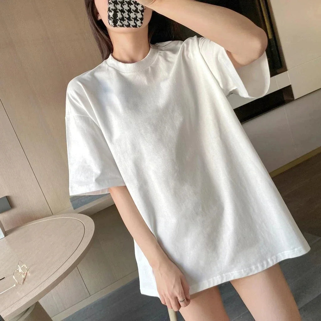 Funny Snoop Dogg Graphic Summer Fashion Cotton T-Shirt for Women Y2K Loose Crew Hip Hop Style