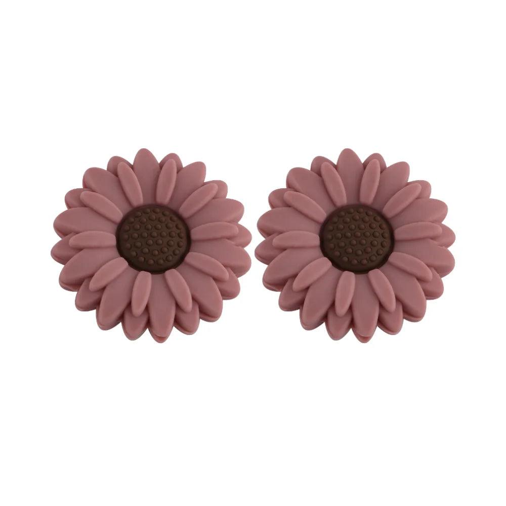 10Pcs 20/30mm Daisy Focal Beads Flower Silicone Bead Uesd For Beaded Pen Keychain Bracelet DIY Jewelry Handmade Accessories