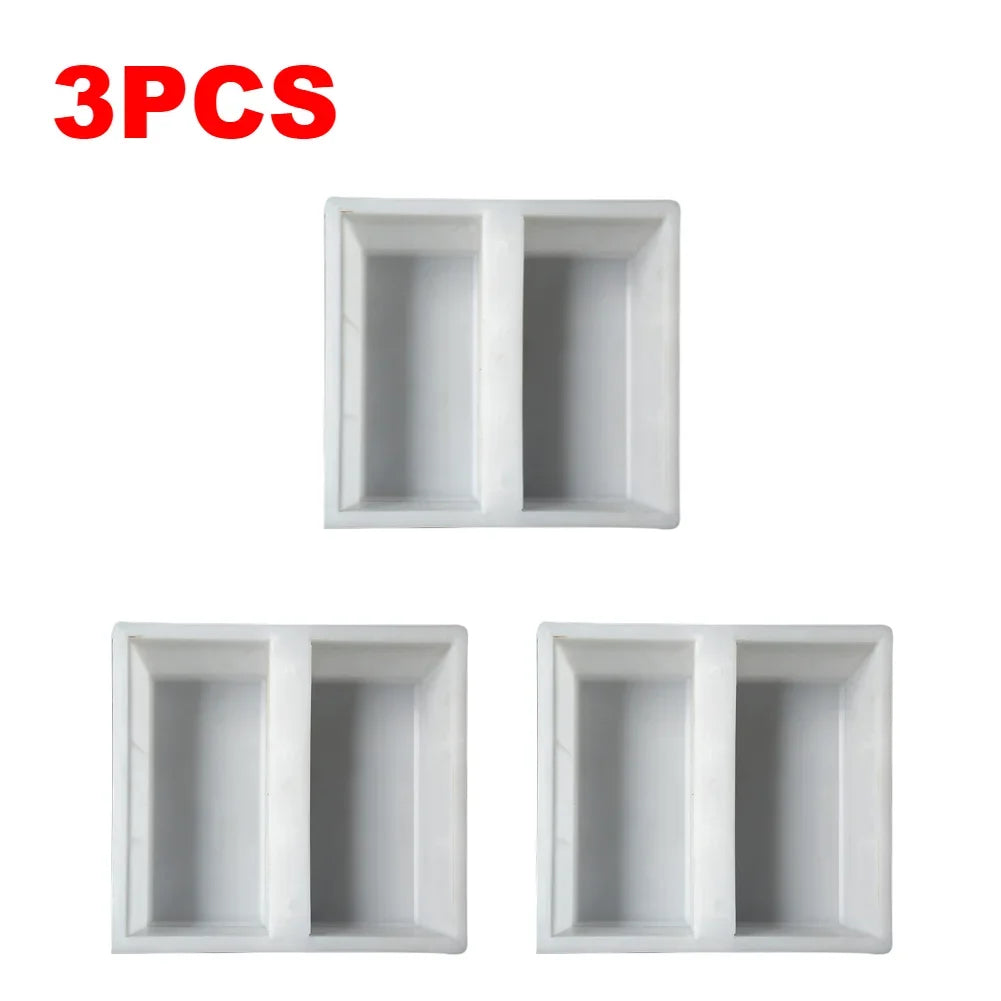Plastic Garden Path Maker Paving Cement Mold Road Concrete Pavement Mold DIY Walk Manually Road Path Paving Cement Brick Mould