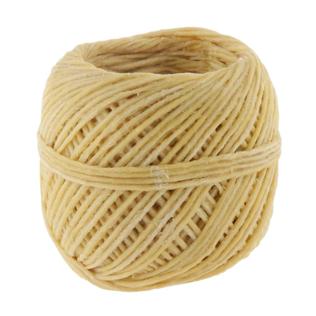 1Pcs Roll Beeswax Wicks Organic Hemps Wicks 33 FT Well Coated Natural Beeswax For Candle Making Handicraft Production Materials