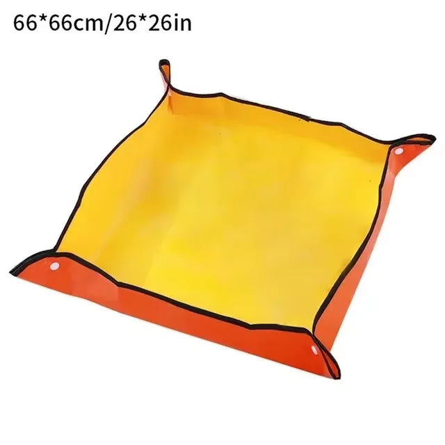 Thickened Waterproof Mats Garden Soil Change Mats Gardening Tools Plant Flower Pot Reusable Transplanting Change Pot Plant Mats