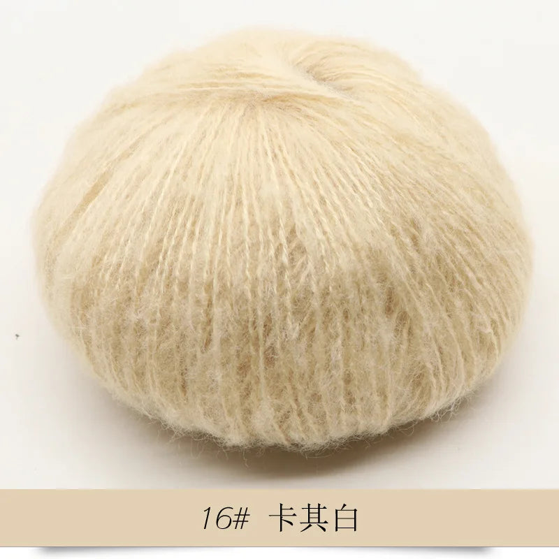 Mohair Yarn 25g Soft Knit Wool For Scarves And Sweaters