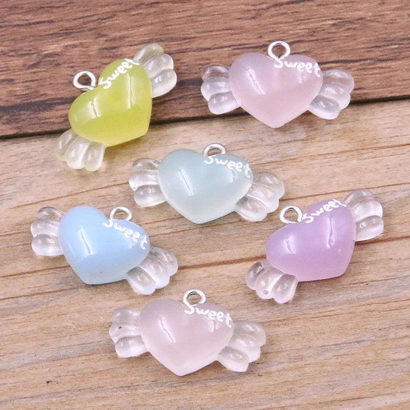 10Pcs 37 Styles Mix Fruit Animals Popsicle Candy Resin Earring Charms Diy Findings Keychain Bracelets Pendant For Jewelry Making