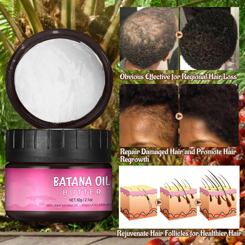 Batana Oil For Hair Growth, Natural, Batana Oil Organic From Prevent Hair Loss And Enhances Hair Thickness