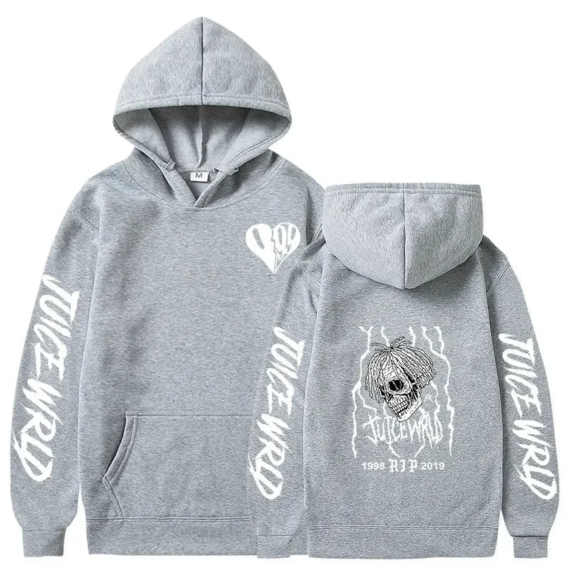 Juice WRLD Women Hooded Sweatshirt Pullover Casual Harajuku Juicewrld Hip Hop Hoodies Fall Winter Long Sleeves Men Streetwear