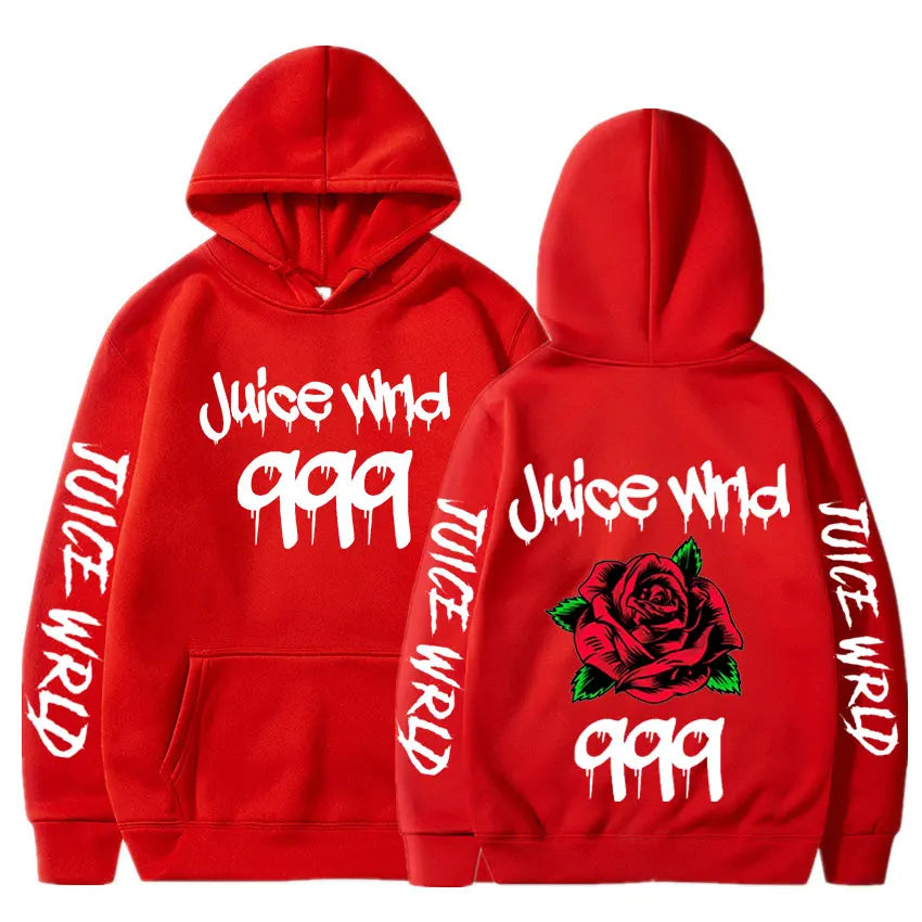 Juice WRLD Hoodies Men Women Hooded Sweatshirts Fashion Hip Hop Casual Pullovers Autumn Boys Girls Black Streetwear Juicewrld