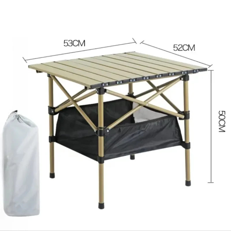 Lifting Table Outdoor Folding Table And Chair High-end Chicken Rolls Table Picnic Cake Table Camping Barbecue Table Beach Table