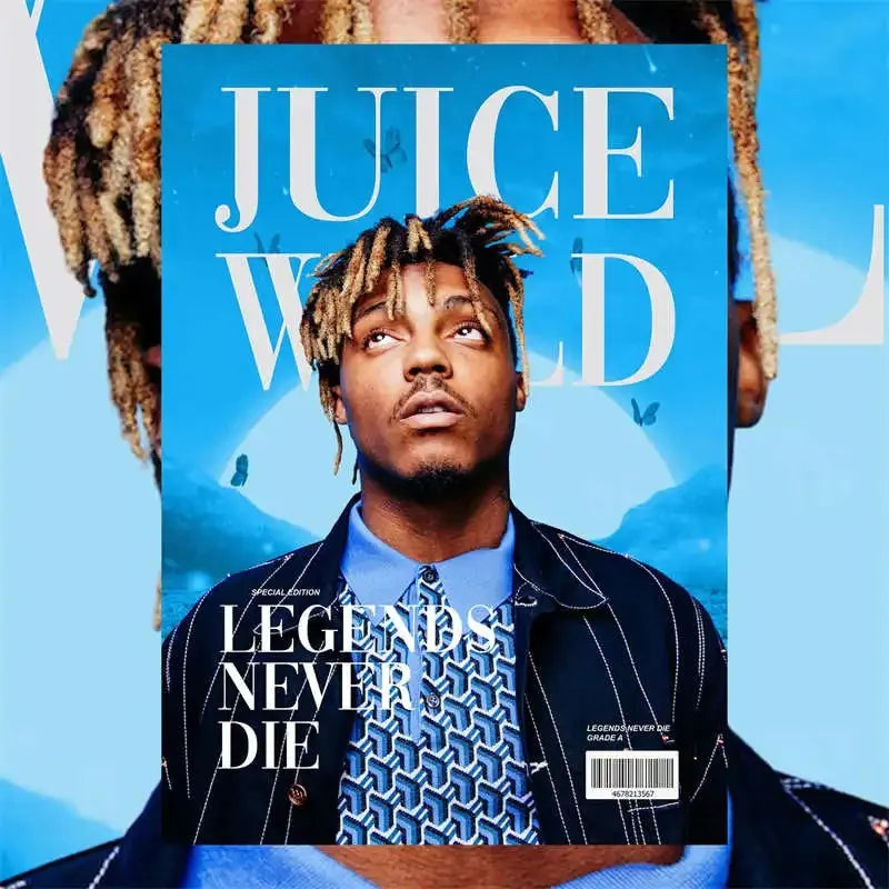 Pop Rapper Singer Juice WRLD & Future WRLD On Drugs Poster Aesthetic Set Musci Album Cover Canvas Print Wall Art Home Room Decor