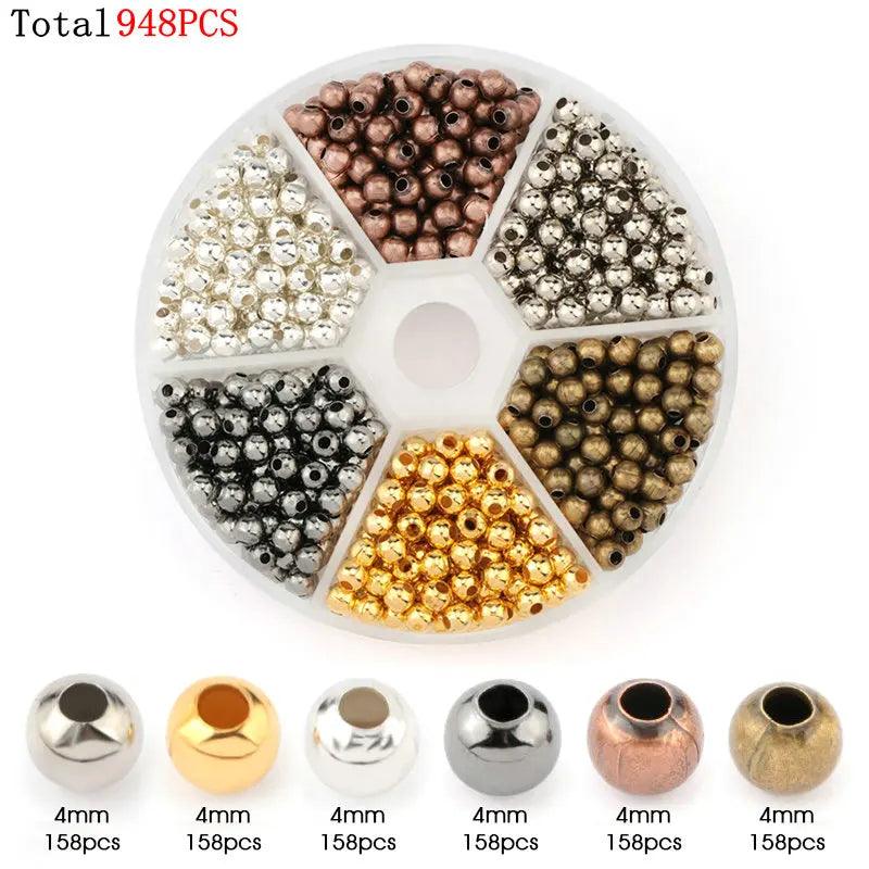 Alloy Accessories Jewelry Findings Set Earring Making Kit Lobster Clasp Open Jump Rings Repair Tools DIY Jewelry Making Supplies