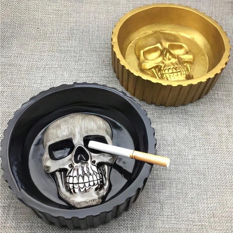 1pc Halloween Skull Silicone Ashtray Mold DIY Craft Gift for Epoxy Resin Casting Jewelry Storage Tray Party Home Decoration Mold