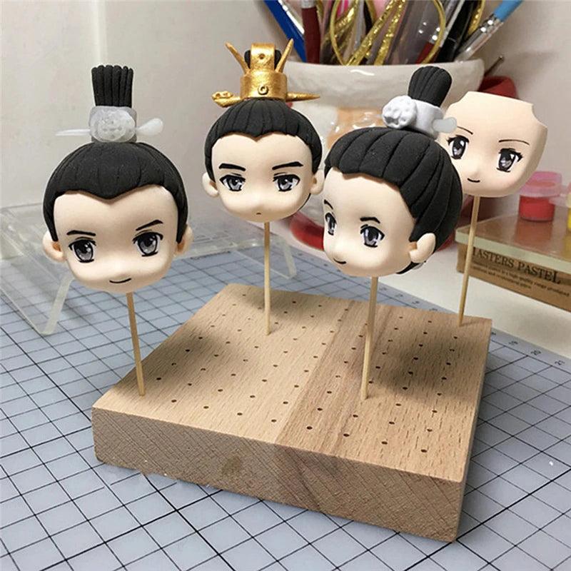 Wooden Pottery Clay Base Plug Board Modeling Tools Accessories For DIY Sculpture Clay Pottery Plate Accessories
