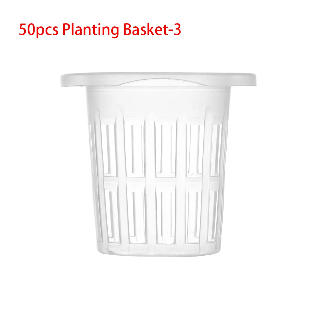 10/50pcs Soilless Hydroponic Vegetables Nursery Pots Planting Basket Flower Seed Cultivation Soilless Cultivation System