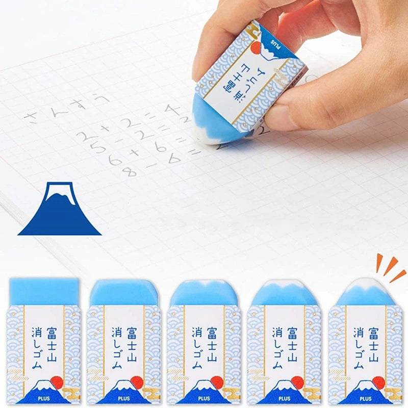 Mountain Fuji Eraser Air-in Erasers for Pencils Cleaning Creative Japanese Stationery Office School Supplies