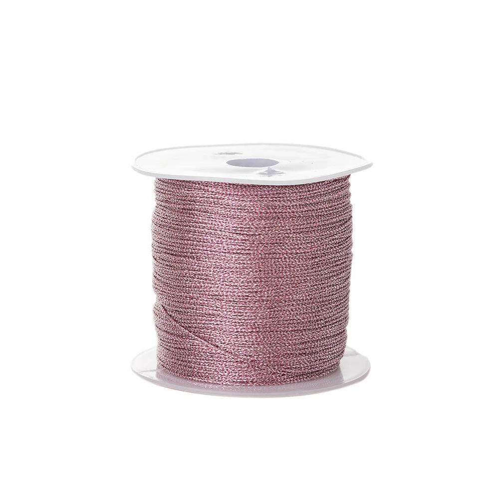 0.4mm 50m Crafts Nylon Cord For Jewelry Making Beading Braided Nylon Satin String for Bracelets Rattail Trim Chinese Knot