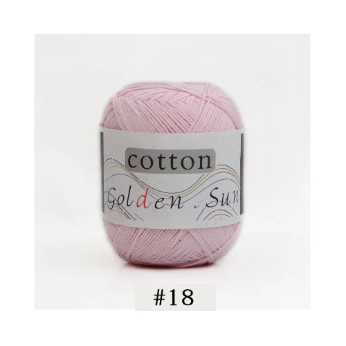 100 Percent Cotton Yarn for Hand Knitting and Crochet 8 Ply Worsted Soft Yarn for Sweaters and Blankets 50g 200m