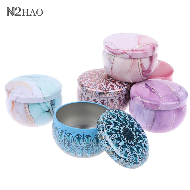 1Pcs Candle Tin Jars DIY Candle Making Kit Holder Storage Case For Dry Storage Spices Camping Party Favor And Sweets Gifts