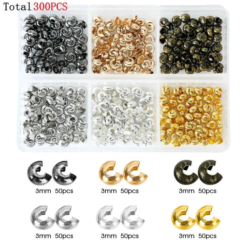Alloy Accessories Jewelry Findings Set Earring Making Kit Lobster Clasp Open Jump Rings Repair Tools DIY Jewelry Making Supplies