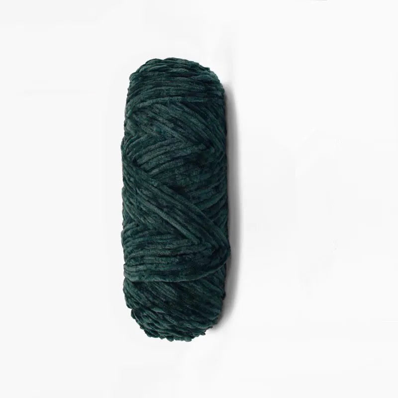 DIY Soft Chenille Yarn for Knitting and Crochet 100g 130M Polyester Velvet Amigurumi Dolphin Baby Plush