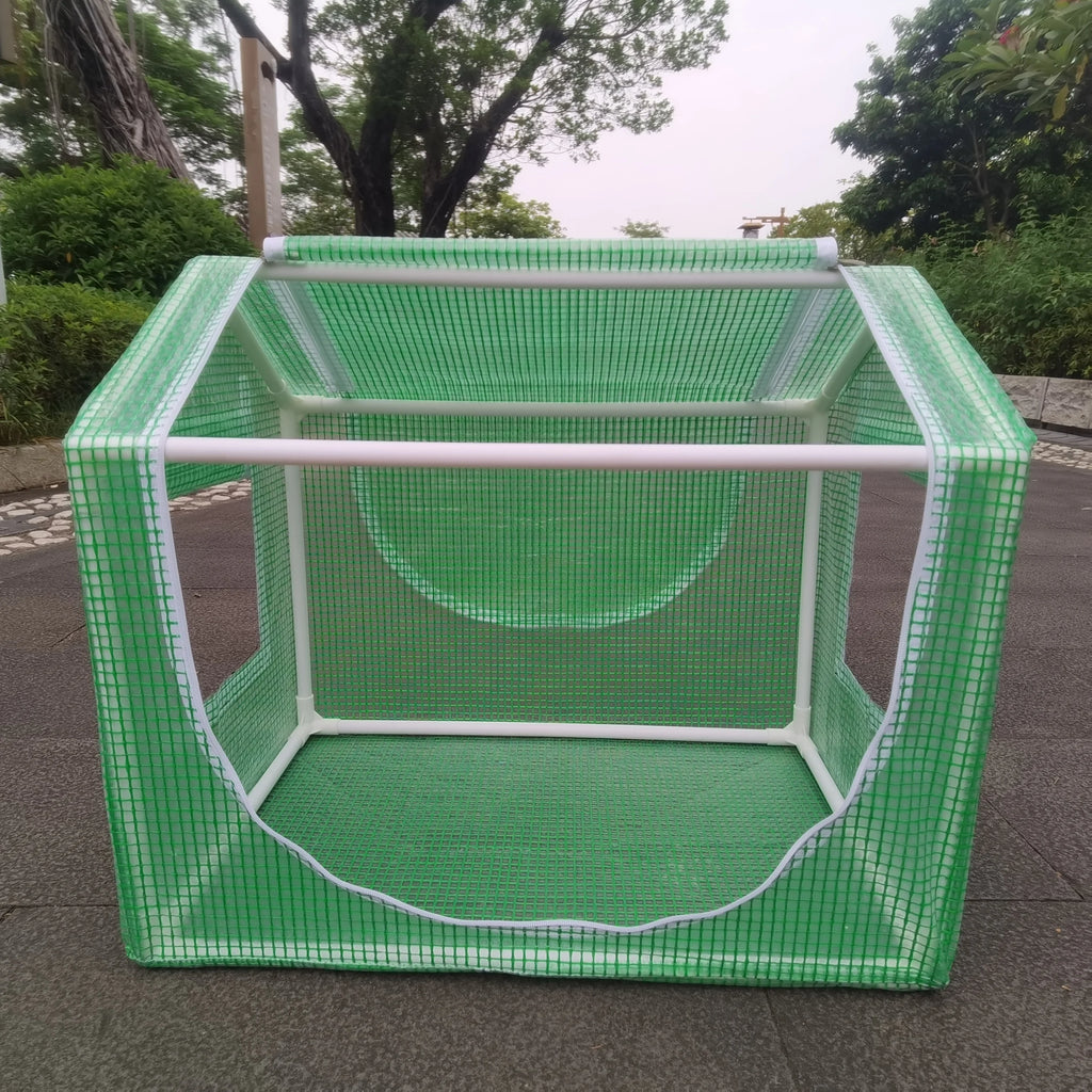Portable greenhouse rain shelter suitable for indoor and outdoor use in courtyards - easy to install PVC transparent cover that