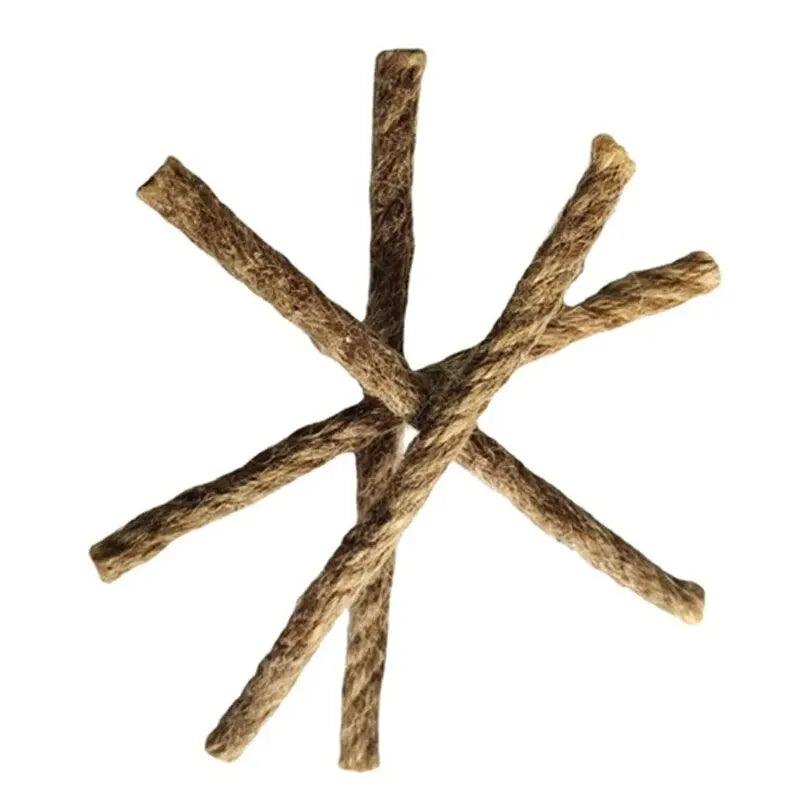 Outdoor Beeswax Hemp Rope Camping Picnic Supplies First Aid Kit Accessories Wood Burning Fireplace Ignition Hemp Rope.