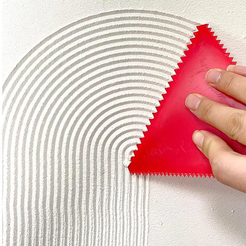 Professional Pottery Graining Pattern Scraper Wall Painting Decoration DIY Tool Potter Texture Pattern Painting Wall Art Scraper