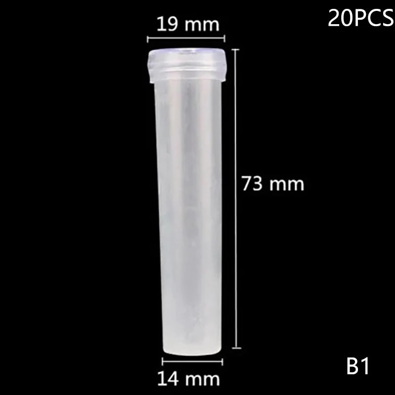 20Pcs Flower Plastic Water Pipe Orchid Pipe Red Palm Pipe Embroidered Ball Pipe Crystal Flower Tube