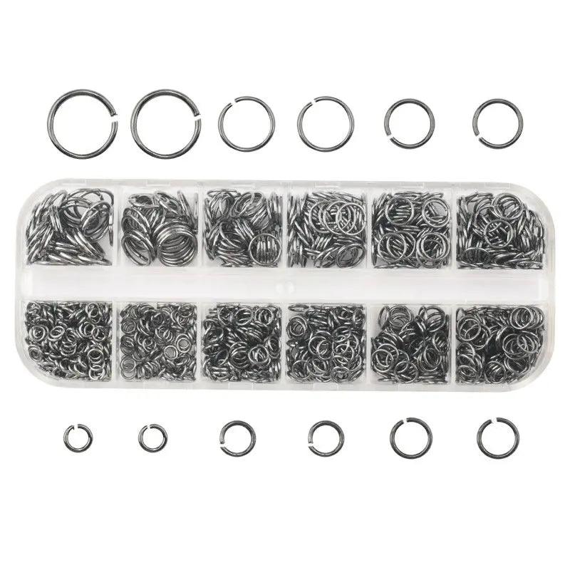 Jewelry Findings Kits With Open Jump Rings Lobster Clasps Hooks Pliers Tweezers for DIY Bracelet Necklace Making Handmade Craft