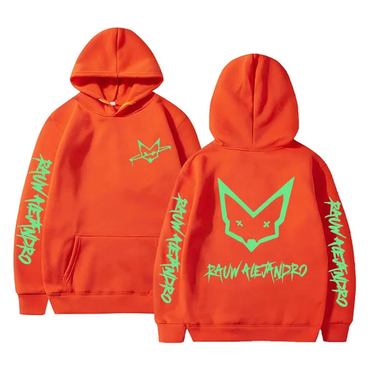 Rauw Alejandro Double Sided Printed Hoodie Saturno Pullover Todo De Ti Hoodies Men Women Fashion Oversized Hooded Sweatshirt