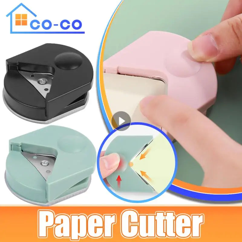 Paper Cutting And Rounding Paper Cutter Corner Cutter Plastic PVC Film Business Card Chamferer Corner Cutter Office Hand Tool