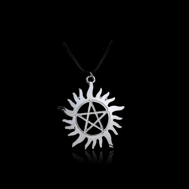 Angel Wicca Dean Winchester Jensen Ackles Supernatural amulet pendant necklace Drop Ship