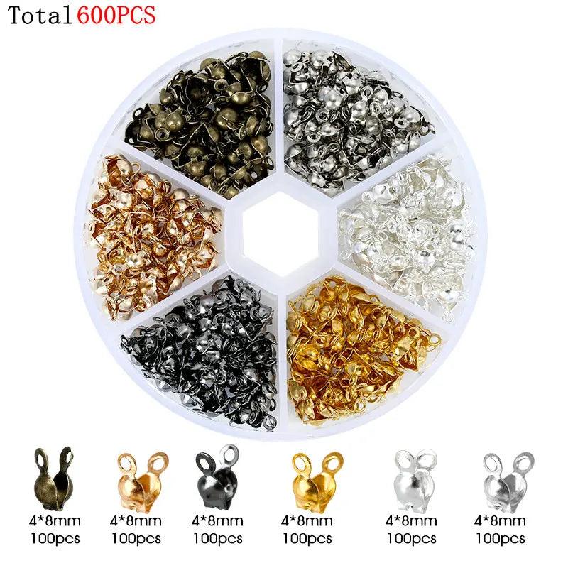 Alloy Accessories Jewelry Findings Set Earring Making Kit Lobster Clasp Open Jump Rings Repair Tools DIY Jewelry Making Supplies