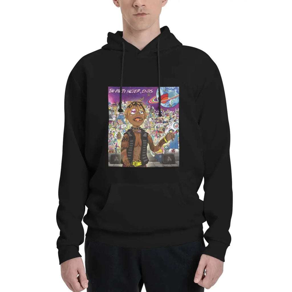 The Party Never Ends Juice Wrld Hoodies Anime Oversized Hoodie Men's Coat Women's Jacket