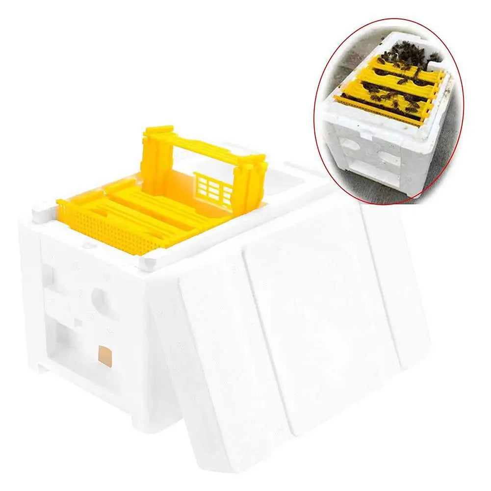 1 Set Queen Bee Rearing Mating Beehive Beekeeping Tools Foam Beehives Nuc Harvest Pollination BeesHive Box Beekeeper Suppliers