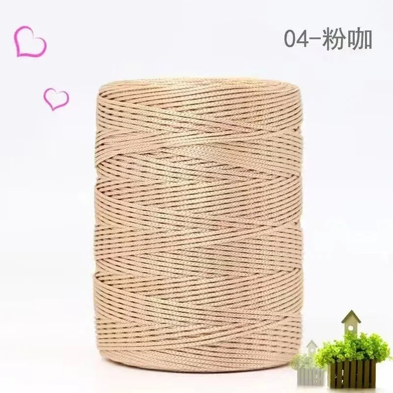 100g 230M Ice Silk Bright Yarn Thin Ice Blended Braided Thread for DIY Hand Knitting and Crocheting Projects