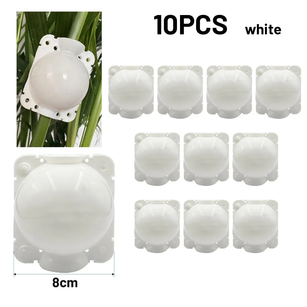 10pcs 5cm/8cm Plant Root Growing Box High Pressure Propagation Ball Garden Graft Box Reusable Plant Rooting Equipment