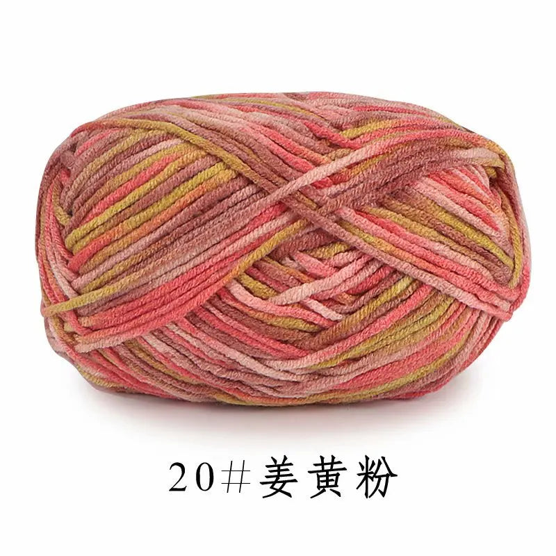 Milk Cotton Five Strand Gradual Change Wool Baby Knitting